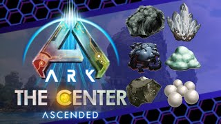 ARK The Center Resources Locations [upl. by Imyaj]