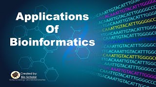 Application of BioinformaticsBioinformatics [upl. by Enelrahs8]