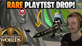 I Farmed the FIRST RARE AQW Infinity Drop [upl. by Kiran]