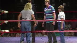 The Fabulous Freebirds Attack Mike amp Chris Von Erich [upl. by Balcke]