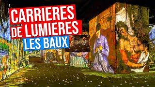 CARRIERES de LUMIERES CEZANNE  KANDINSKY Les Baux de Provence France [upl. by Federico]