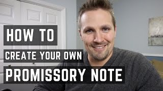 How to Create A Promissory Note [upl. by Ahsuatan]