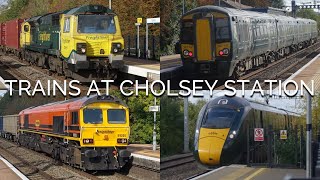 Trains at Cholsey station  271023 [upl. by Haneehs460]