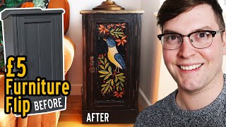 Upcycling furniture for beginners 💲💲💲  Painting Old Furniture 🎨 Stenciling Furniture [upl. by Jeanna]