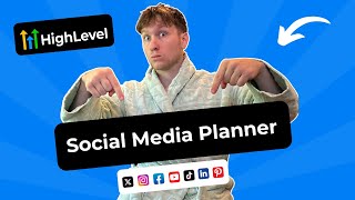 GoHighLevel Social Media Planner Tutorial  SMMA [upl. by Nnahaid]