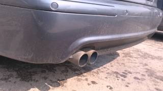 525D e39 BMW straight pipe  sport exhaust SOUND CHECK [upl. by Dilahk963]