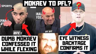 quotHave Fun At The PFLquot Dana White RELEASES Muhammad Mokaev After UFC 304 Backstage Menace [upl. by Nahk]