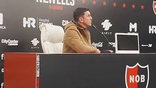 Newells 1 Defensa y justicia 0  Conferencia de prensa Larriera [upl. by Ritchie]