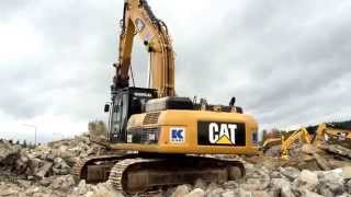 CATERPILLAR 336D LN mit Montabert Hydraulikhammer [upl. by Htiek]