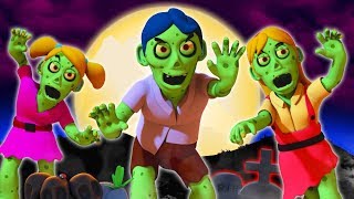 Zombie Apocalypse  Halloween Songs For Kids  Nursery Rhymes and 3D Baby Songs [upl. by Arreis]