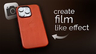 How to Create Film Like Effect iPhone Videos explained [upl. by Clementia573]