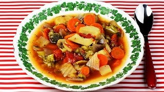 ABNEHMEN mit der SOSSUPPE  vegan [upl. by Sema]