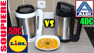 LIDL vs ALDI blender chauffant cookn mix AMBIANO type moulinex easy soup comparatif soupière soupe [upl. by Otsirc627]