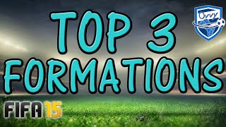 THE BEST FORMATIONS in FIFA 15  TUTORIAL  TOP 3 Choices for HEAD TO HEAD [upl. by Bock]