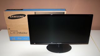 Samsung S19F350HNW 185 inch LED Monitor Unboxing [upl. by Lunette]