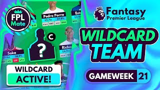 FPL GW21 MY WILDCARD TEAM  Top Transfer Targets for Gameweek 21  Fantasy Premier League 202324 [upl. by Annil]