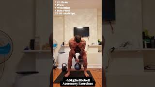 Kettlebell Heavy Mobility Complex 40kg kettlebell strengthtraining [upl. by Aiken]