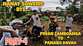 Part4 ZAMBOANGA TO PANABO CITY DAVAO DEL NORTE  shortcut [upl. by Yenahpets]