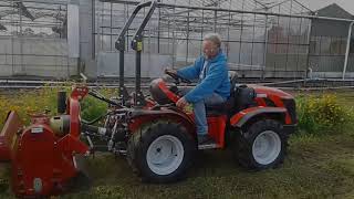 Antonio Carraro TTR 4400 met Seppi M S5 Cabrio bij Baatje Grondverzet [upl. by Chrissa880]