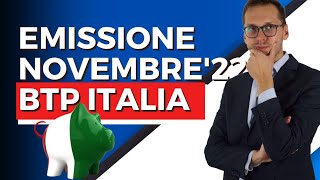 BTP ITALIA  Emissione Novembre 2022 Conviene🙄 Tasso cedolare minimo 16 leggi in descrizione [upl. by Shanan]