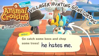 Animal Crossing Villager Hunting Has TRAUMATIZED Me [upl. by Haye526]