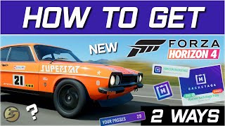 Forza Horizon 4 Backstage PASSES  How To Get 2 WAYS [upl. by Otter]