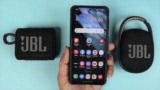 How to Connect Two Bluetooth Speakers With Samsung Android 12 [upl. by Zoi886]