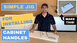 DIY Cabinet Handle Jig  Quick amp Easy Cabinet Handle Jig [upl. by Roxana]