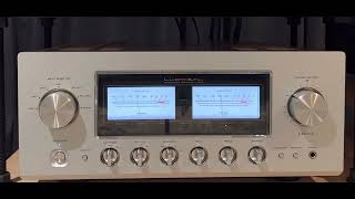 Luxman L509x VU Meters in Action [upl. by Pedrotti]