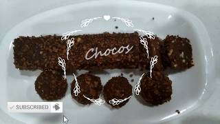 Recipe 20 Chocos Cookies  No Flour  Not Baked  Easy Cookies Recipe [upl. by Nirrad138]