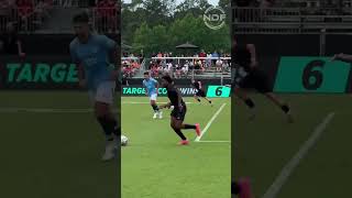 La reacción del Kun Aguero en el torneo amistoso [upl. by Page]