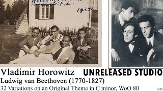 Vladimir Horowitz Beethoven 32 Variations on an Original Theme in C minor WoO 80 1950 [upl. by Yna]