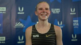 Elizabeth Leachman Finished Her Sophomore Season At The US Olympic Trials [upl. by Isbel]