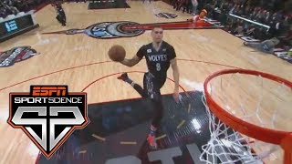 Free Throw Line Dunks  Sport Science  ESPN Archives [upl. by Ahras769]