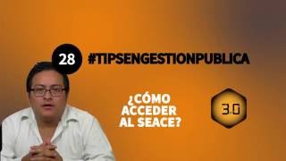 SEACE 2016 ¿Cómo acceder al SEACE [upl. by Aserret605]