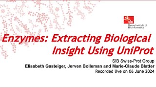 Enzymes Extracting Biological Insight Using UniProt [upl. by Rez277]