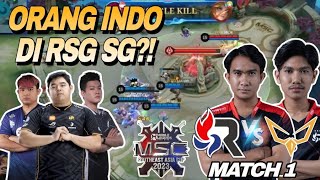 2 PLAYER RSG SG DARI INDONESIA  MSC 2023  RSG SG VS FENIX MATCH 1 [upl. by Lowrance]