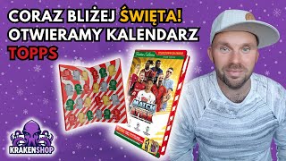 HIT TOPPS MATCH ATTAX 2425  OTWIERAM KALENDARZ ADWENTOWY FESTIVE EDITION ZE SKLEPU KRAKENSHOP [upl. by Devlin456]