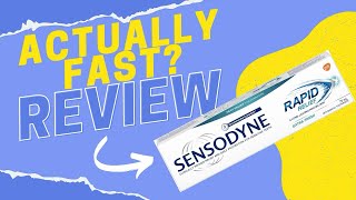 Sensodyne Rapid Relief Toothpaste  My Honest Review [upl. by Ebbie471]