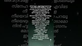 Mizhikalil NaanamSong by Nikhil Mathew Ranjith and Rimi Tomy shorts songlyrics shortsfeed [upl. by Fineberg181]