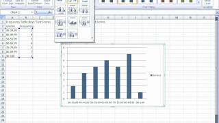 Histogram in Excel 2007 [upl. by Aneri462]