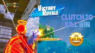 Clutch 20 Kill Win in Fortnite Reload [upl. by Ruelu180]