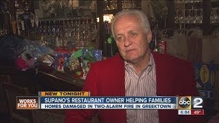 Supanos Baltimore restaurant owner helps families in need [upl. by Tema568]