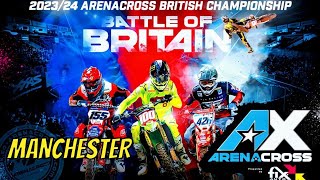 Arenacross Round 1 Manchester MadnessTommy Searle Kicks Off Mel Goes To Orbit amp Freestyle MX [upl. by Aknaib]