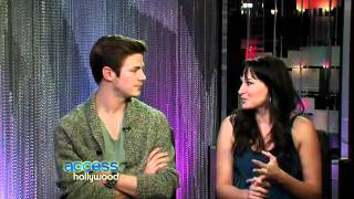 What Advice Did Grant Gustin Get From The Cast Of Glee [upl. by Coit669]