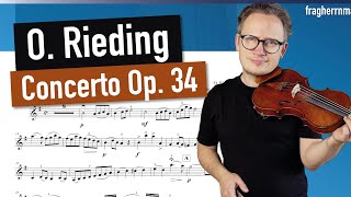 Rieding Concerto in G Major Op 34 1 Movement Violin Sheet Music Piano Accompaniment [upl. by Howe314]