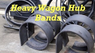 The Challenge of Heavy Wagon Hub Bands for the Water Wagon Wheels  Engels Coach [upl. by Roddy546]