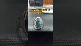 Original irani firoza in silver ring [upl. by Amitak]