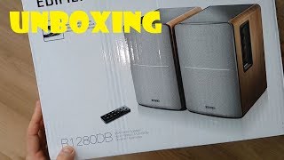 Unboxing EDIFIER Studio R1280DB 20 Bluetooth Lautsprechersystem [upl. by Eehc]