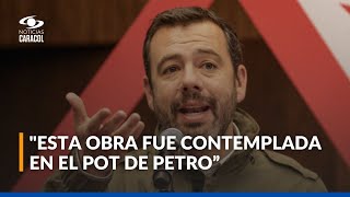 Alcalde Galán le responde a presidente Petro en medio de choque por ampliación de avenida Boyacá [upl. by Lirbij]